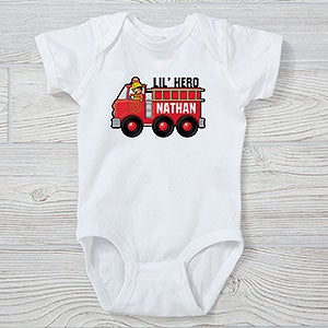 Jr. Firefighter Personalized Baby Bodysuit - 29418-CBB