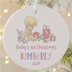 Precious Moments Our Favorite Gift Baby Girl Ornament - 1 Sided Matte - 29424-1L