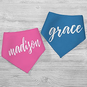 Simply Being Me Personalized Bandana Bibs- Set of 2 - 29432-BB