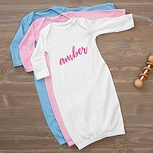 Just Being Me Personalized Baby Gown - 29433-G