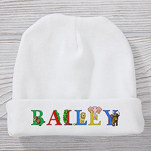 Alphabet Animals Personalized Baby Hat - 29441-H