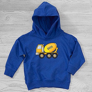 Construction Trucks Personalized Toddler Hooded Sweatshirt - 29442-CTHS