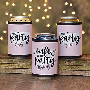 We Are The Party Bachelorette Personalized Can & Bottle Wrap - 29479