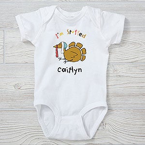 Im Stuffed Personalized Thanksgiving Baby Bodysuit - 29545-CBB