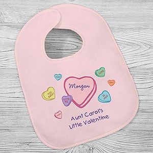 Little Valentine Personalized Baby Bib - 29551-B