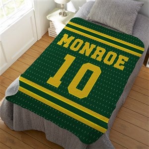 Sports Jersey Personalized 50x60 Quilted Blanket - 29659-Q