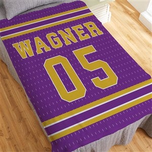 Sports Jersey Personalized 50x60 Lightweight Fleece Blanket - 29659-LF