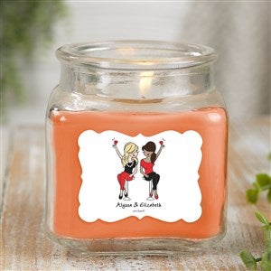 Best Friends philoSophie's® Personalized 10 oz. Pumpkin Spice Candle Jar - 29688-10WC