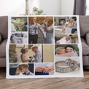 Photo Collage For Couples Personalized 50x60 Sweatshirt Blanket - 29702-SW