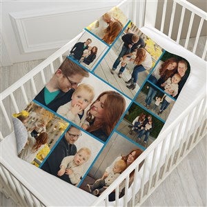 Photo Collage For Baby Personalized 30x40 Quilted Photo Blanket - 29703-SQ
