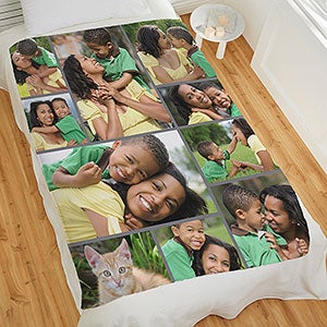 Photo Collage For Kid Personalized 50x60 Plush Fleece Blanket - 29704-F