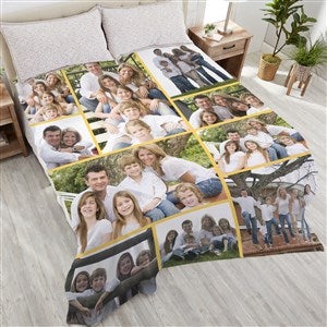 Photo Collage For Kid Personalized 90x108 Plush King Fleece Blanket - 29704-K