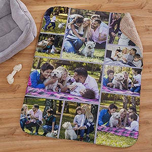 Photo Gallery For Pet Personalized 30x40 Sherpa Blanket - 29705-SS