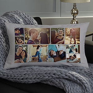 Photo Gallery For Couples Personalized Lumbar Throw Pillow - 29709-LB