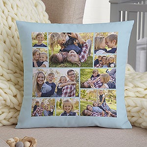 Photo Collage For Kids Personalized 14-inch Throw Pillow - 29711-S