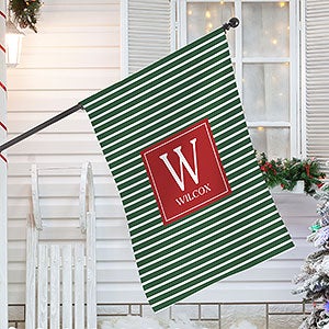Holiday Custom Pattern Personalized House Flag - 29820