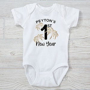 First New Years Personalized Baby Bodysuit - 29877-CBB