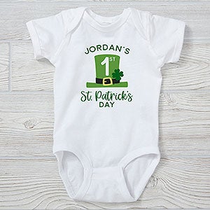 First St. Patricks Day Personalized Baby Bodysuit - 29884-CBB