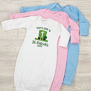 First St. Patricks Day Personalized Baby Gown - 29884-G