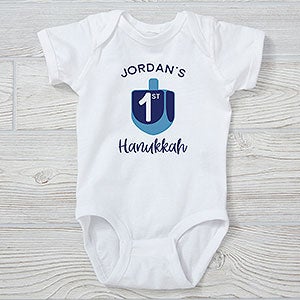 First Hanukkah Personalized Baby Bodysuit - 29885-CBB