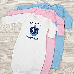 First Hanukkah Personalized Baby Gown - 29885-G