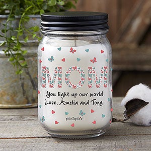 Butterfly Mom by philoSophies® Personalized Candle Jar - 29932