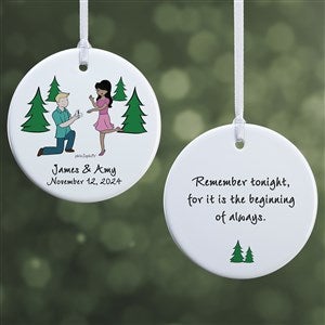 Engagement In the Park philoSophies Personalized Ornament - 2 Sided Glossy - 29953-2