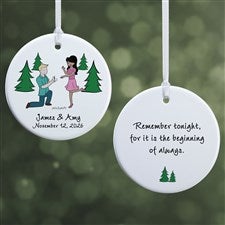 Engagement In the Park philoSophies® Personalized Ornament- 2.85Glossy 2 Sided - 29953-2