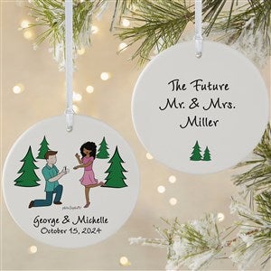Engagement In the Park philoSophies Personalized Ornament - 2 Sided Matte - 29953-2L