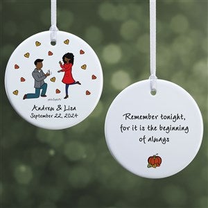 Fall Engagement philoSophies® Personalized Ornaments- 2.85 Glossy - 2-Sided - 29955-2