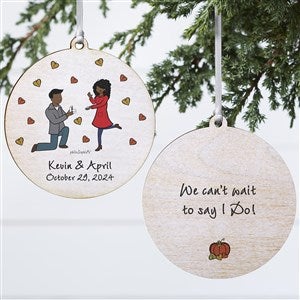 Fall Engagement philoSophies Personalized Ornament - 2 Sided Wood - 29955-2W
