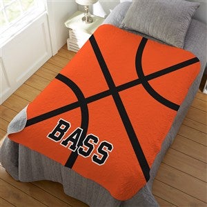 Basketball Personalized 50x60 Quilted Blanket - 29965-Q