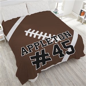 Football Personalized 90x108 Plush King Fleece Blanket - 29966-K