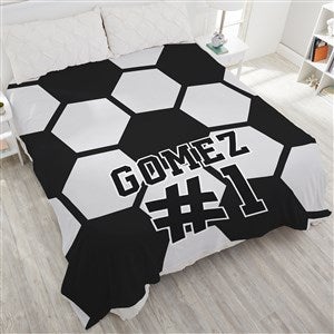 Soccer Personalized 90x108 Plush King Fleece Blanket - 29967-K