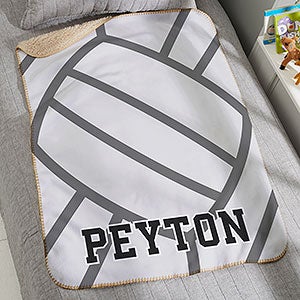 Volleyball Personalized 30x40 Sherpa Blanket - 29969-SS