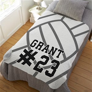 Volleyball Personalized 50x60 Quilted Blanket - 29969-Q