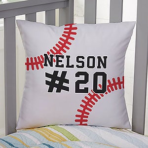 Baseball Personalized 14 Throw Pillow - 29979-S
