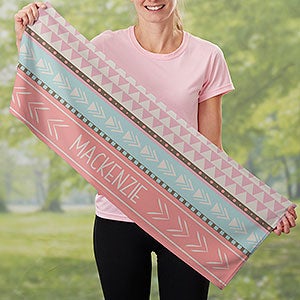Bohemian Chic Personalized Cooling Towel - 30170