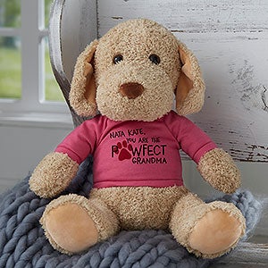 You are Pawfect Personalized Plush Dog Stuffed Animal - Raspberry - 30181-GRS