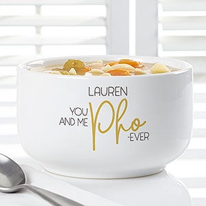 You & Me Pho-ever Personalized 14 oz. Soup Bowl - 30217-P