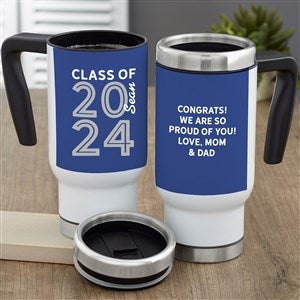 Graduating Class of Personalized 14 oz. Graduation Commuter Travel Mug - 30224