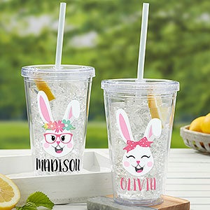 Bunny Bum Happy Easter Tumbler (T156) – Swiit Creations