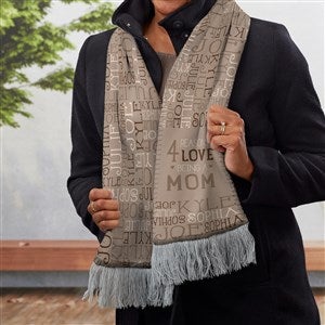 Reasons Why For Mom Personalized Womens Sherpa Scarf - 30276-S