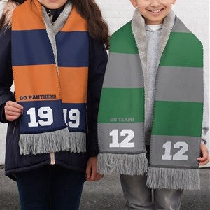 School Spirit Personalized Kids Sherpa Scarf - 30280-S