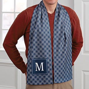 Custom Pattern Personalized Mens Fleece Scarf - 30284