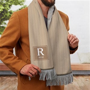 Custom Pattern Personalized Mens Sherpa Scarf - 30284-S