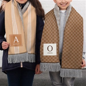 Custom Pattern Personalized Kids Sherpa Scarf - 30285-S