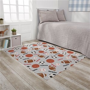 All About Sports Personalized 48x60 Area Rug - 30358-M