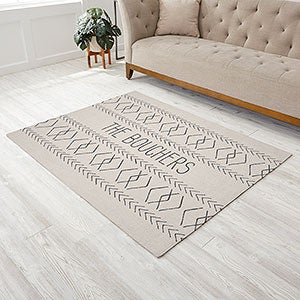 Mud Paint Pattern Personalized 48x60 Area Rug - 30360-M