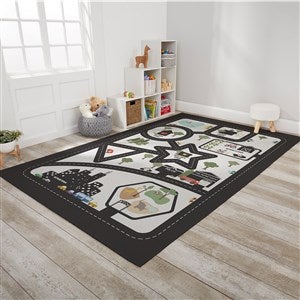 Car Map Personalized 60x96 Kids Activity Area Rug - 30362-O